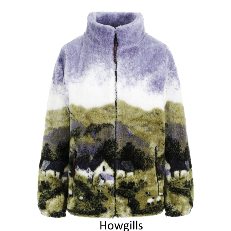 Ladies Micro Velour Fleece Jacket in Howgills