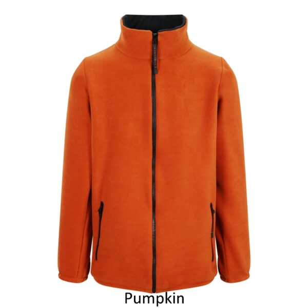 Ladies Fleece Jacket in Pumpkin
