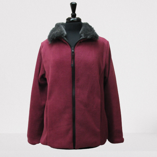 Semi fitted fleece jacket